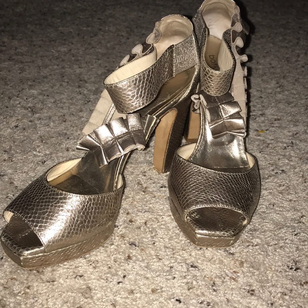 Gold heels